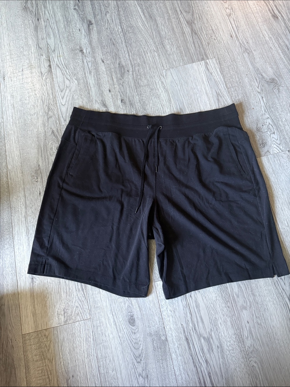 TekGear Black Drawstring Leisure Shorts